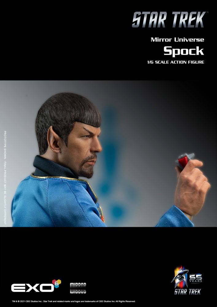 Star Trek: The Original Series Action Figure 1/6 Mirror Universe Spock 30cm - Action Figures - EXO-6 - Hobby Figures UK