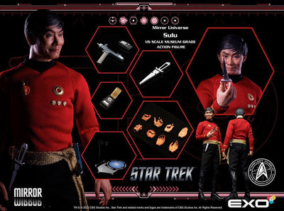 Star Trek: The Original Series Action Figure 1/6 Mirror Universe Sulu 28cm - Action Figures - EXO-6 - Hobby Figures UK