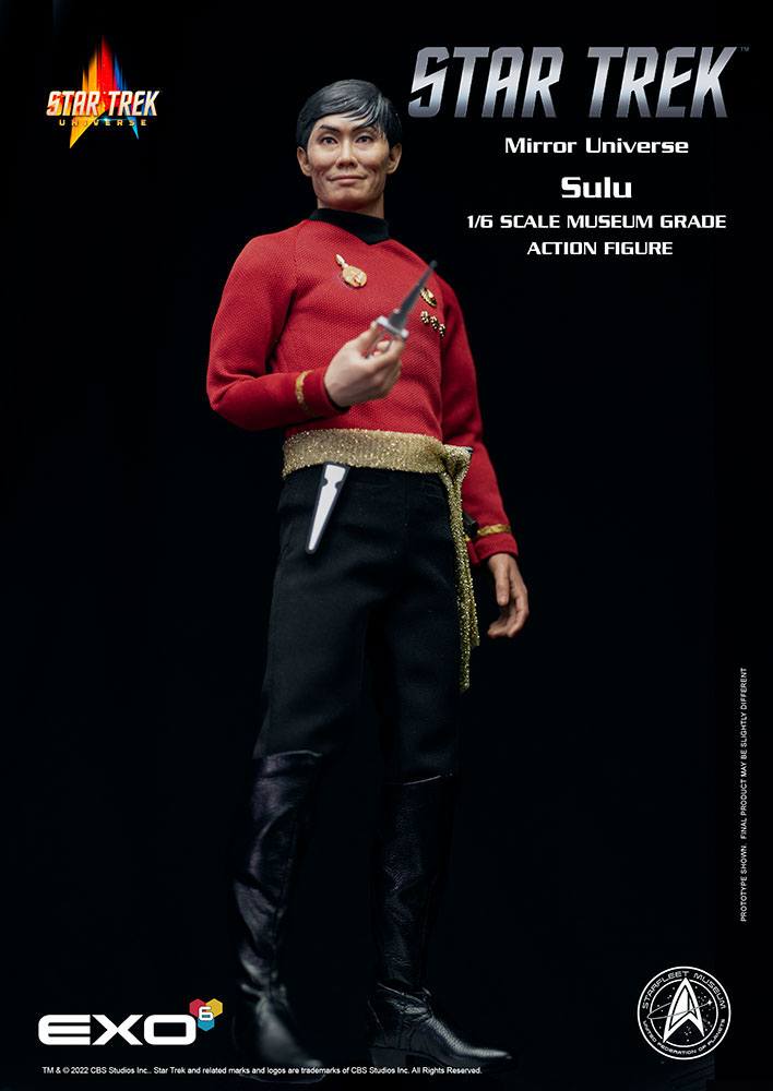 Star Trek: The Original Series Action Figure 1/6 Mirror Universe Sulu 28cm - Action Figures - EXO-6 - Hobby Figures UK