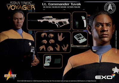 Star Trek: Voyager Action Figure 1/6 Lt. Commander Tuvok 30cm - Action Figures - EXO-6 - Hobby Figures UK