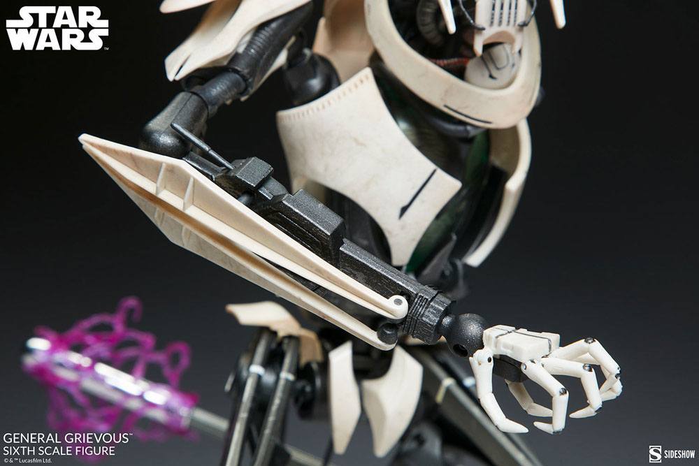 Star Wars Action Figure 1/6 General Grievous 41cm - Action Figures - Sideshow Collectibles - Hobby Figures UK