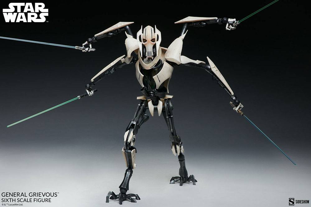 Star Wars Action Figure 1/6 General Grievous 41cm - Action Figures - Sideshow Collectibles - Hobby Figures UK
