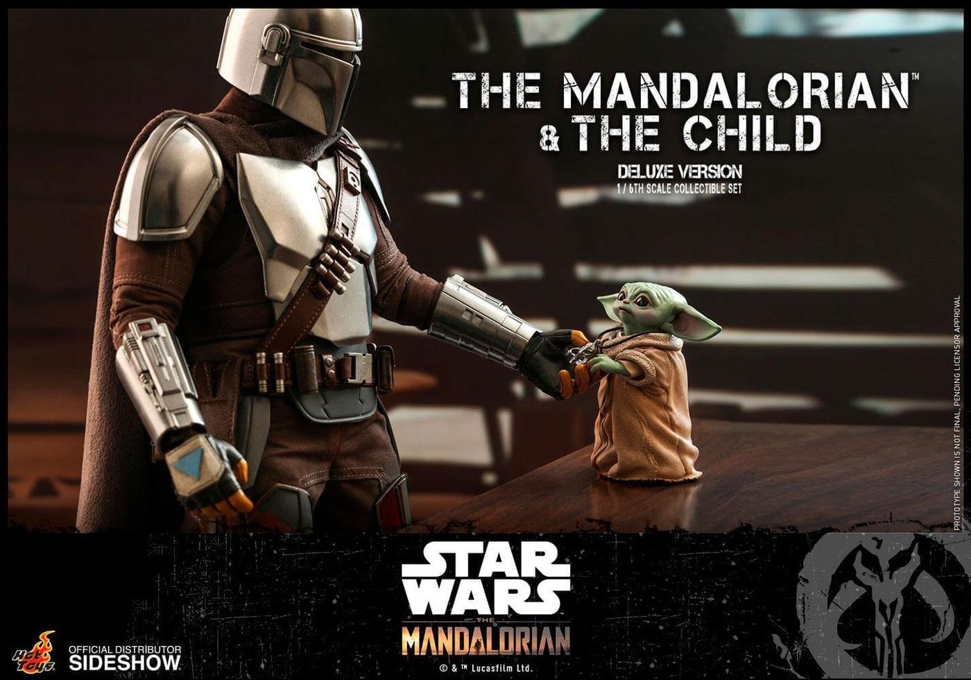 Star Wars The Mandalorian Action Figure 2-Pack 1/6 The Mandalorian & The Child Deluxe 30cm - Action Figures - Hot Toys - Hobby Figures UK