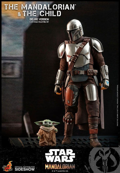 Star Wars The Mandalorian Action Figure 2-Pack 1/6 The Mandalorian & The Child Deluxe 30cm - Action Figures - Hot Toys - Hobby Figures UK