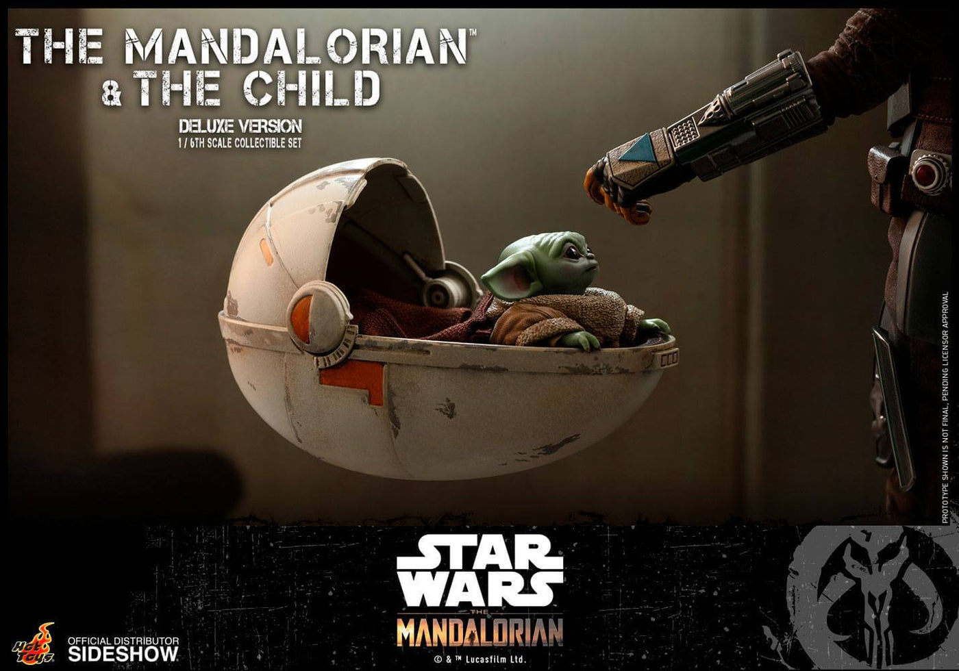 Star Wars The Mandalorian Action Figure 2-Pack 1/6 The Mandalorian & The Child Deluxe 30cm - Action Figures - Hot Toys - Hobby Figures UK