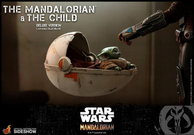 Star Wars The Mandalorian Action Figure 2-Pack 1/6 The Mandalorian & The Child Deluxe 30cm - Action Figures - Hot Toys - Hobby Figures UK