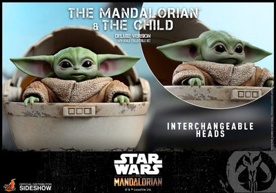 Star Wars The Mandalorian Action Figure 2-Pack 1/6 The Mandalorian & The Child Deluxe 30cm - Action Figures - Hot Toys - Hobby Figures UK