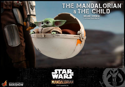 Star Wars The Mandalorian Action Figure 2-Pack 1/6 The Mandalorian & The Child Deluxe 30cm - Action Figures - Hot Toys - Hobby Figures UK