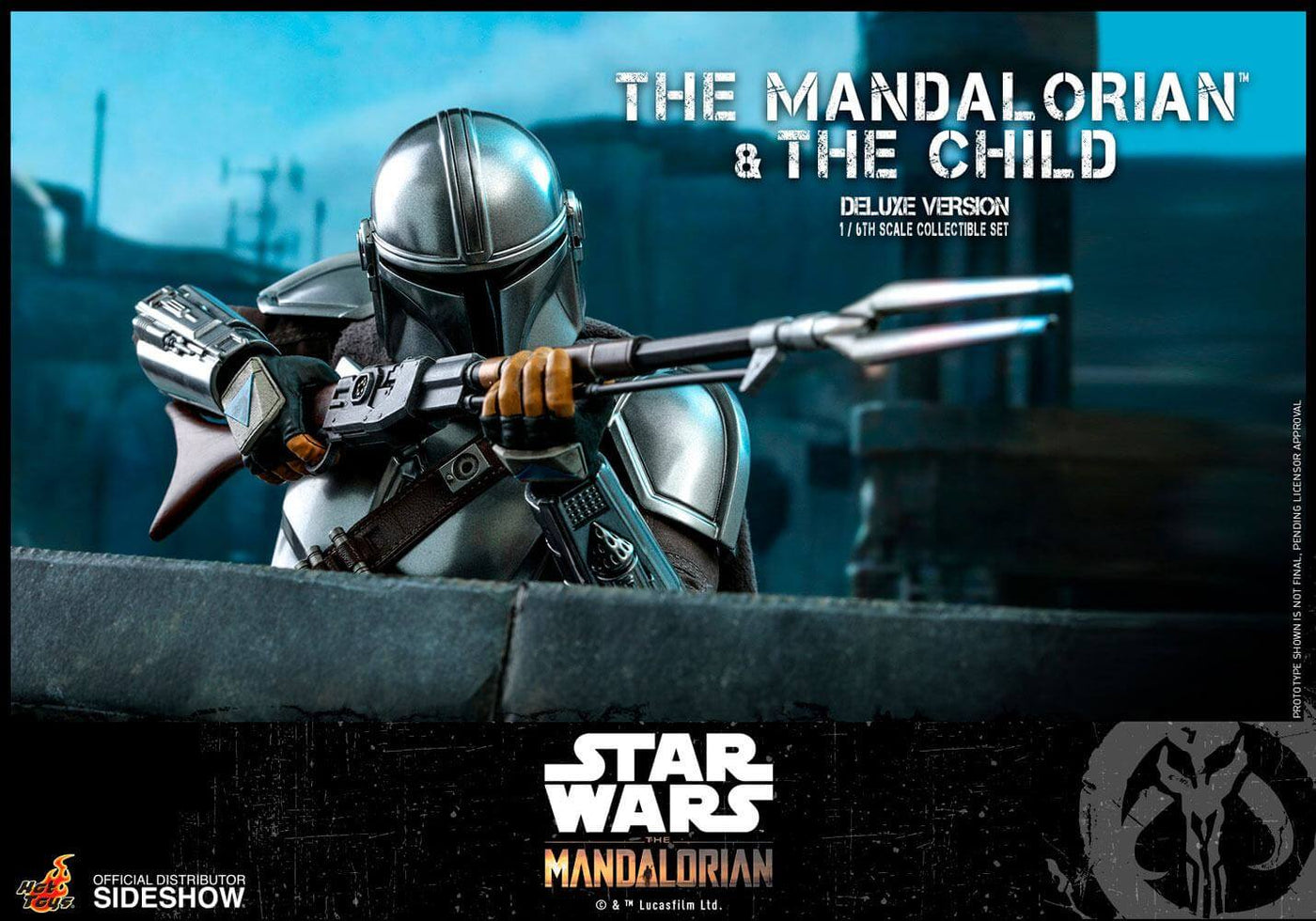 Star Wars The Mandalorian Action Figure 2-Pack 1/6 The Mandalorian & The Child Deluxe 30cm - Action Figures - Hot Toys - Hobby Figures UK