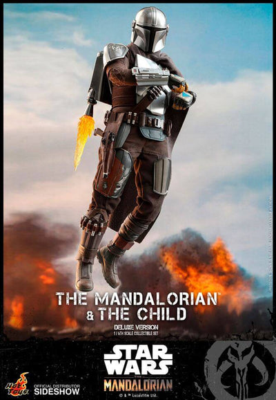 Star Wars The Mandalorian Action Figure 2-Pack 1/6 The Mandalorian & The Child Deluxe 30cm - Action Figures - Hot Toys - Hobby Figures UK