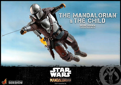 Star Wars The Mandalorian Action Figure 2-Pack 1/6 The Mandalorian & The Child Deluxe 30cm - Action Figures - Hot Toys - Hobby Figures UK