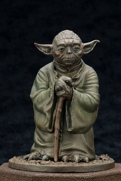 Star Wars Cold Cast Statue Yoda Fountain Limited Edition 22cm - Scale Statue - Kotobukiya - Hobby Figures UK