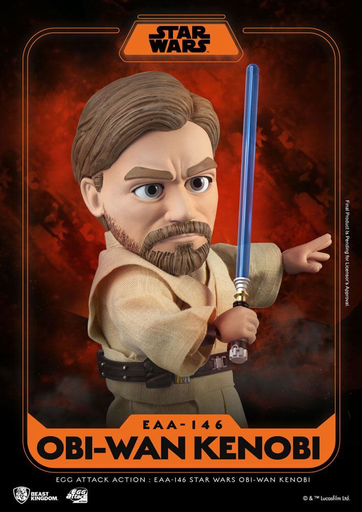 Star Wars Egg Attack Action Figure Obi-Wan Kenobi 16cm - Action Figures - Beast Kingdom Toys - Hobby Figures UK