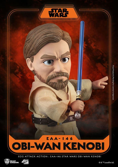 Star Wars Egg Attack Action Figure Obi-Wan Kenobi 16cm - Action Figures - Beast Kingdom Toys - Hobby Figures UK