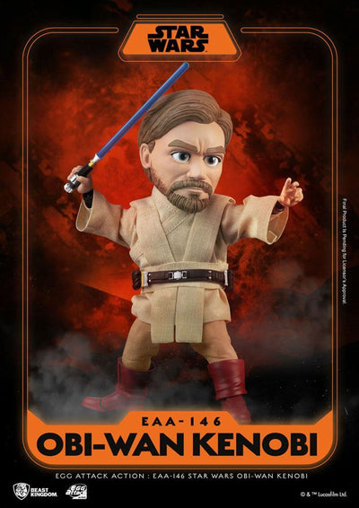 Star Wars Egg Attack Action Figure Obi-Wan Kenobi 16cm - Action Figures - Beast Kingdom Toys - Hobby Figures UK