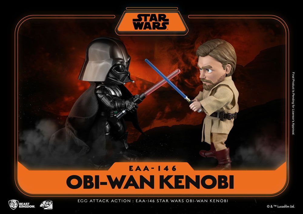 Star Wars Egg Attack Action Figure Obi-Wan Kenobi 16cm - Action Figures - Beast Kingdom Toys - Hobby Figures UK