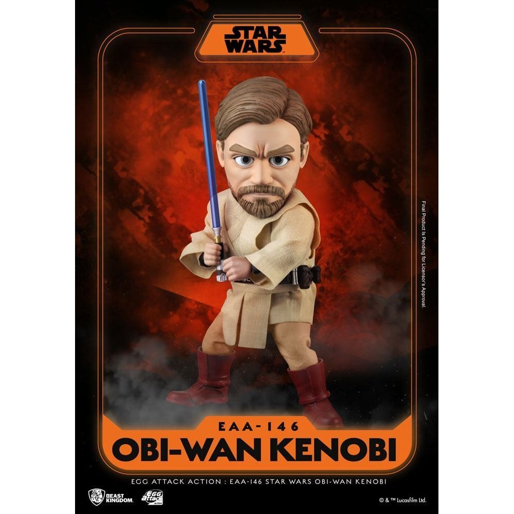 Star Wars Egg Attack Action Figure Obi-Wan Kenobi 16cm - Action Figures - Beast Kingdom Toys - Hobby Figures UK