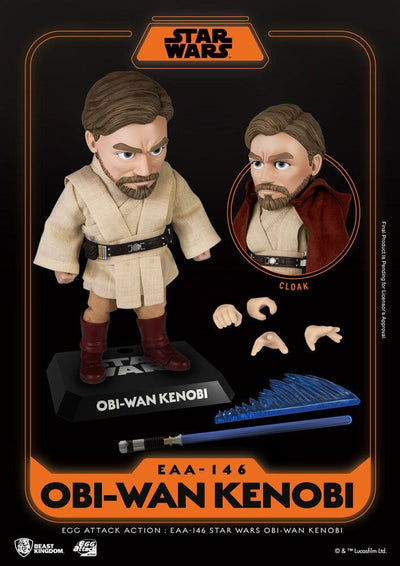 Star Wars Egg Attack Action Figure Obi-Wan Kenobi 16cm - Action Figures - Beast Kingdom Toys - Hobby Figures UK