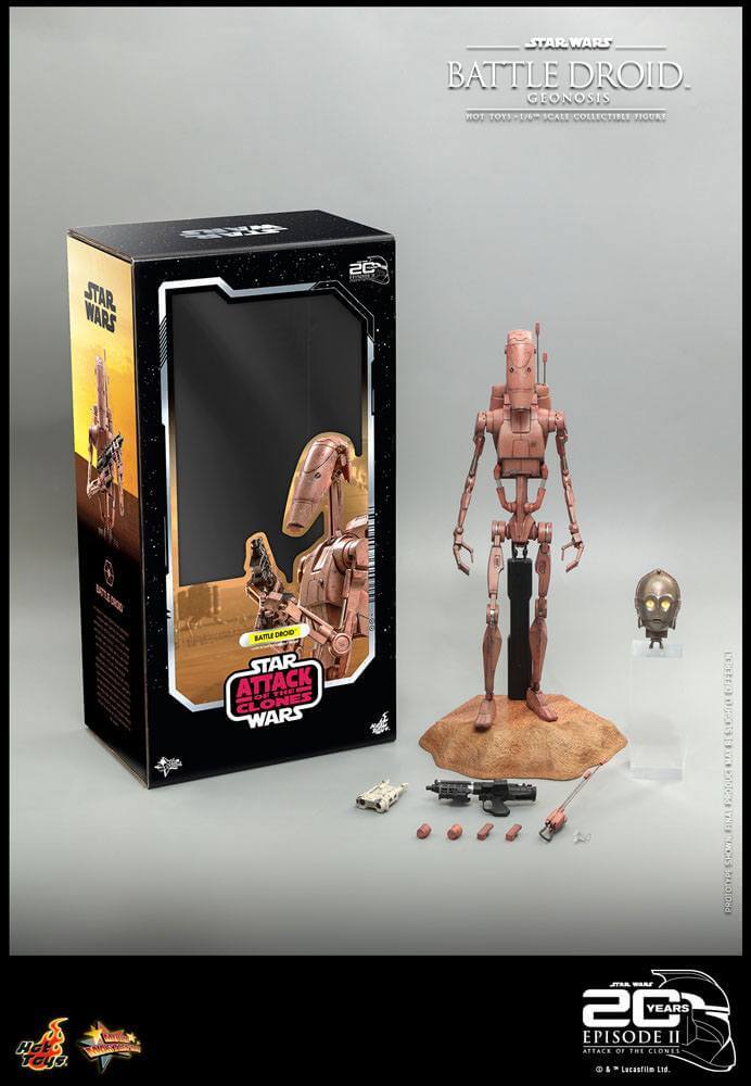 Star Wars: Episode II Action Figure 1/6 Battle Droid (Geonosis) 31cm - Action Figures - Hot Toys - Hobby Figures UK
