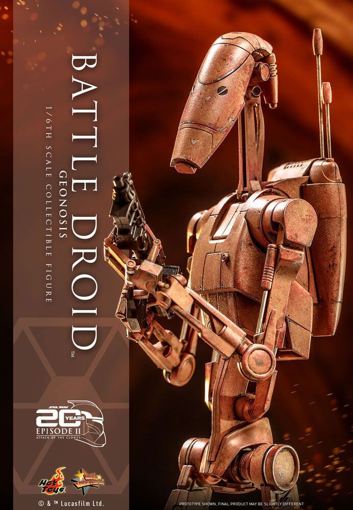Star Wars: Episode II Action Figure 1/6 Battle Droid (Geonosis) 31cm - Action Figures - Hot Toys - Hobby Figures UK