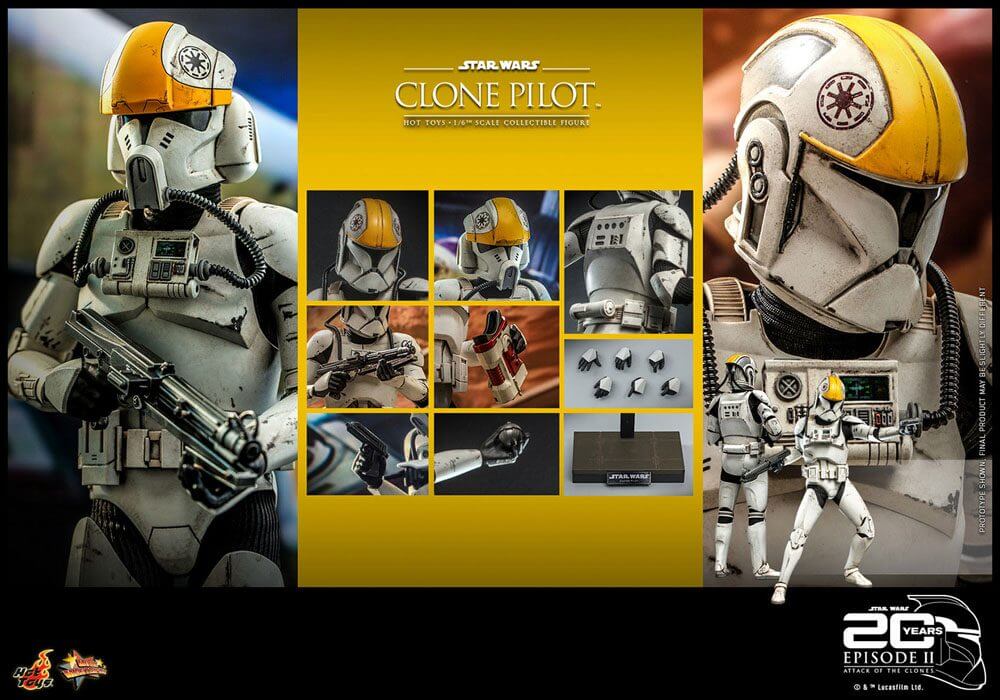 Star Wars: Episode II Action Figure 1/6 Clone Pilot 30cm - Action Figures - Hot Toys - Hobby Figures UK
