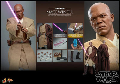 Star Wars: Episode II Action Figure 1/6 Mace Windu 32cm - Action Figures - Hot Toys - Hobby Figures UK