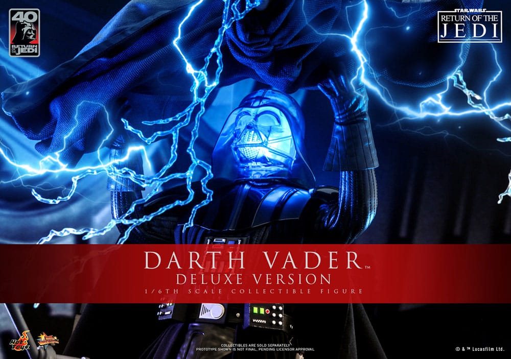 Star Wars: Episode VI 40th Anniversary Action Figure 1/6 Darth Vader Deluxe Version 35cm - Action Figures - Hot Toys - Hobby Figures UK