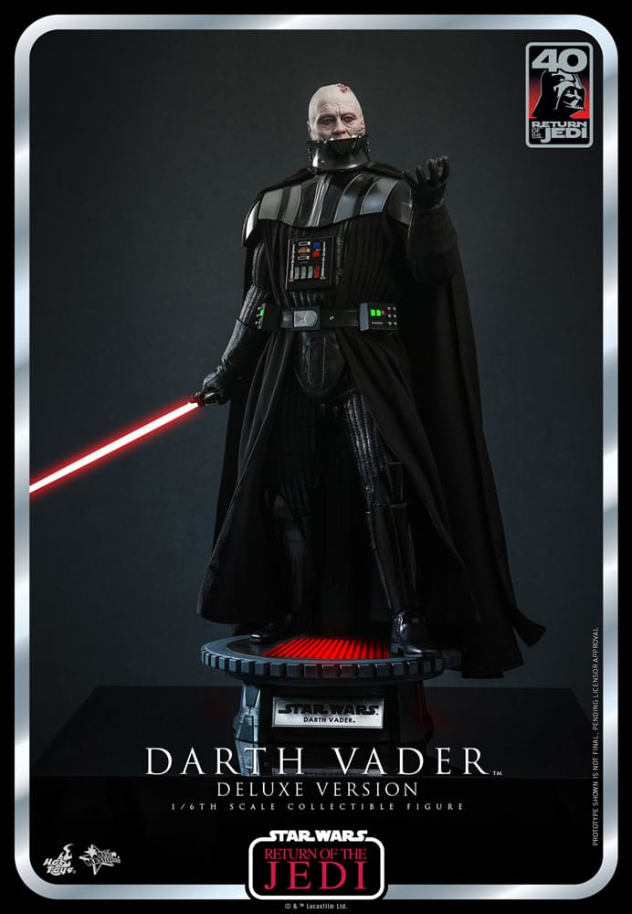 Star Wars: Episode VI 40th Anniversary Action Figure 1/6 Darth Vader Deluxe Version 35cm - Action Figures - Hot Toys - Hobby Figures UK