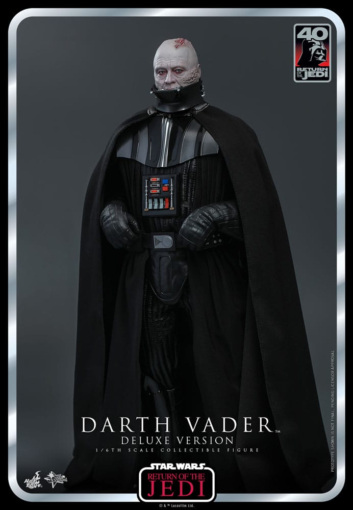 Star Wars: Episode VI 40th Anniversary Action Figure 1/6 Darth Vader Deluxe Version 35cm - Action Figures - Hot Toys - Hobby Figures UK