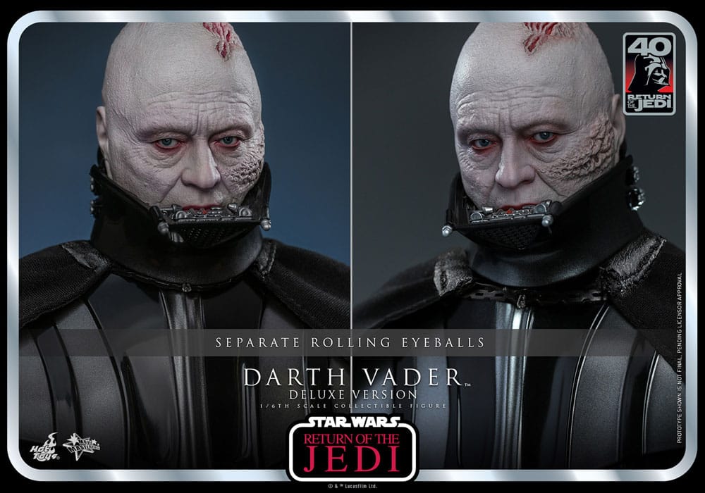 Star Wars: Episode VI 40th Anniversary Action Figure 1/6 Darth Vader Deluxe Version 35cm - Action Figures - Hot Toys - Hobby Figures UK