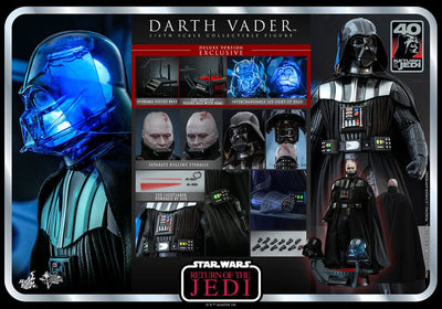 Star Wars: Episode VI 40th Anniversary Action Figure 1/6 Darth Vader Deluxe Version 35cm - Action Figures - Hot Toys - Hobby Figures UK
