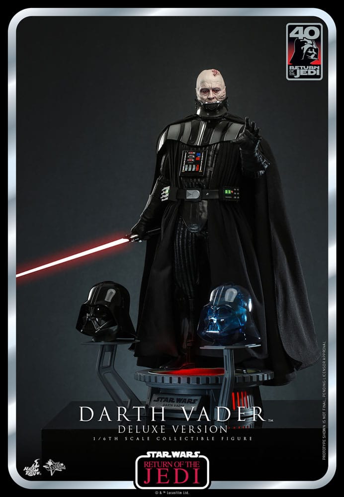 Star Wars: Episode VI 40th Anniversary Action Figure 1/6 Darth Vader Deluxe Version 35cm - Action Figures - Hot Toys - Hobby Figures UK