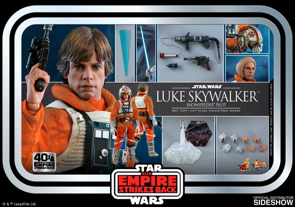 Star Wars Episode V Movie Masterpiece Action Figure 1/6 Luke Skywalker (Snowspeeder Pilot) 28cm - Action Figures - Hot Toys - Hobby Figures UK