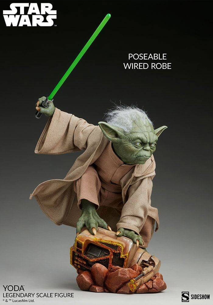 Star Wars Legendary Scale Statue 1/2 Yoda 51cm - Scale Statue - Sideshow Collectibles - Hobby Figures UK