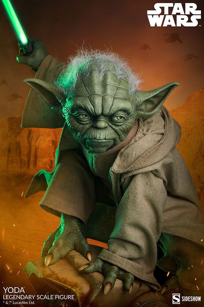 Star Wars Legendary Scale Statue 1/2 Yoda 51cm - Scale Statue - Sideshow Collectibles - Hobby Figures UK
