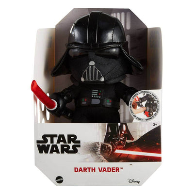 Star Wars Light-Up Plush Figure Darth Vader 18cm - Plush - Mattel - Hobby Figures UK