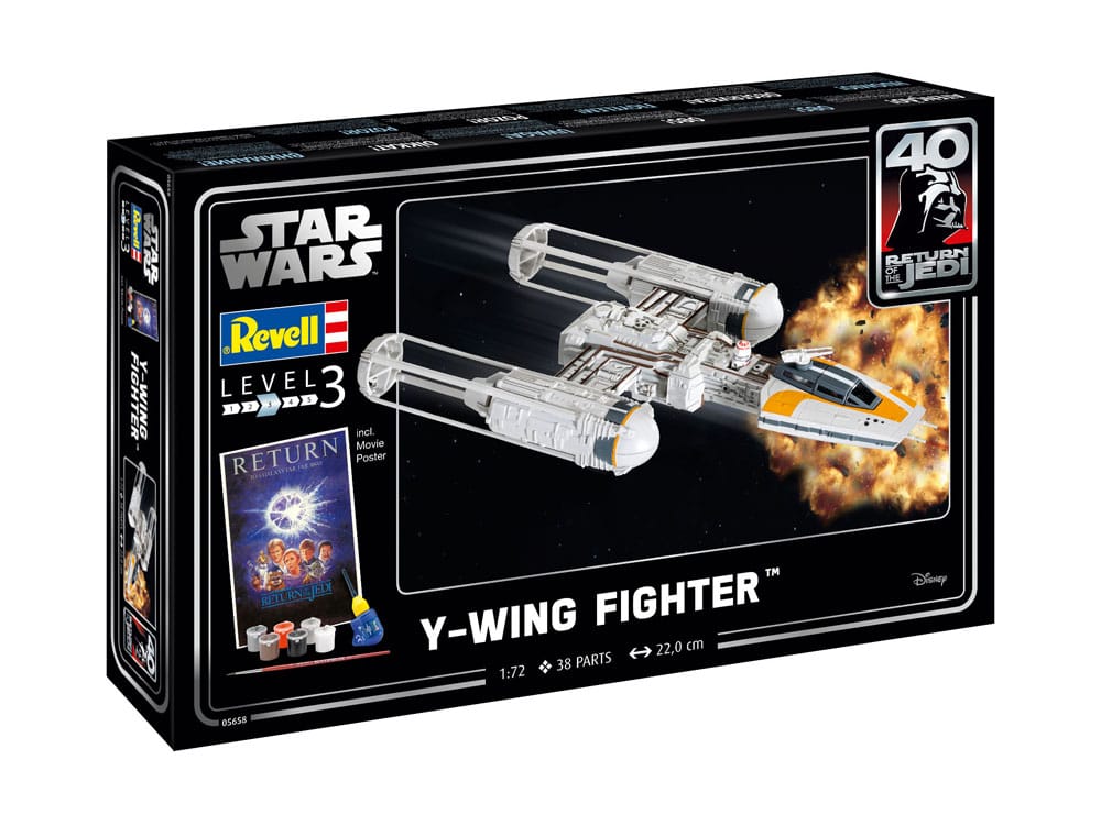 Star Wars Model Kit Gift Set Y-wing Fighter - Hobby Figures