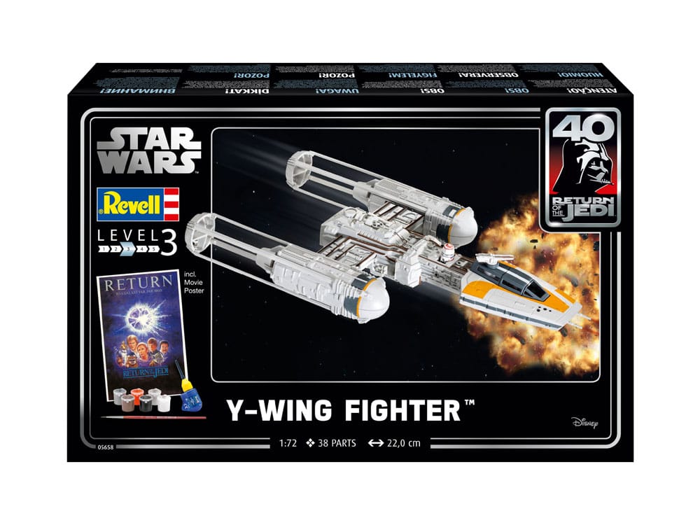 Star Wars Model Kit Gift Set Y-wing Fighter - Model Kit - Revell - Hobby Figures UK