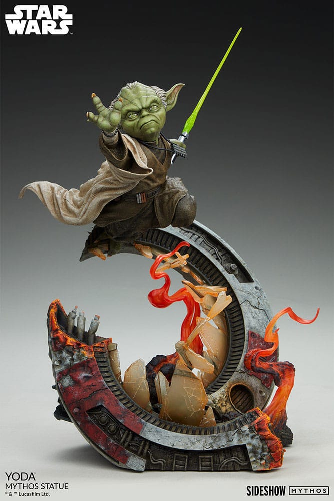 Star Wars Mythos Statue Yoda 43cm - Scale Statue - Sideshow Collectibles - Hobby Figures UK