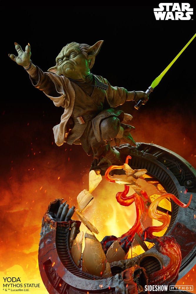 Star Wars Mythos Statue Yoda 43cm - Scale Statue - Sideshow Collectibles - Hobby Figures UK