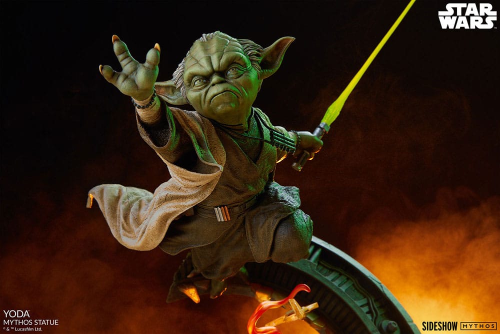 Star Wars Mythos Statue Yoda 43cm - Scale Statue - Sideshow Collectibles - Hobby Figures UK