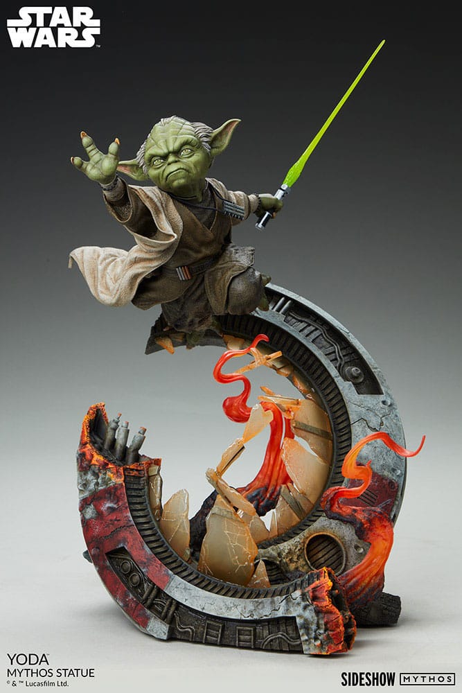 Star Wars Mythos Statue Yoda 43cm - Scale Statue - Sideshow Collectibles - Hobby Figures UK