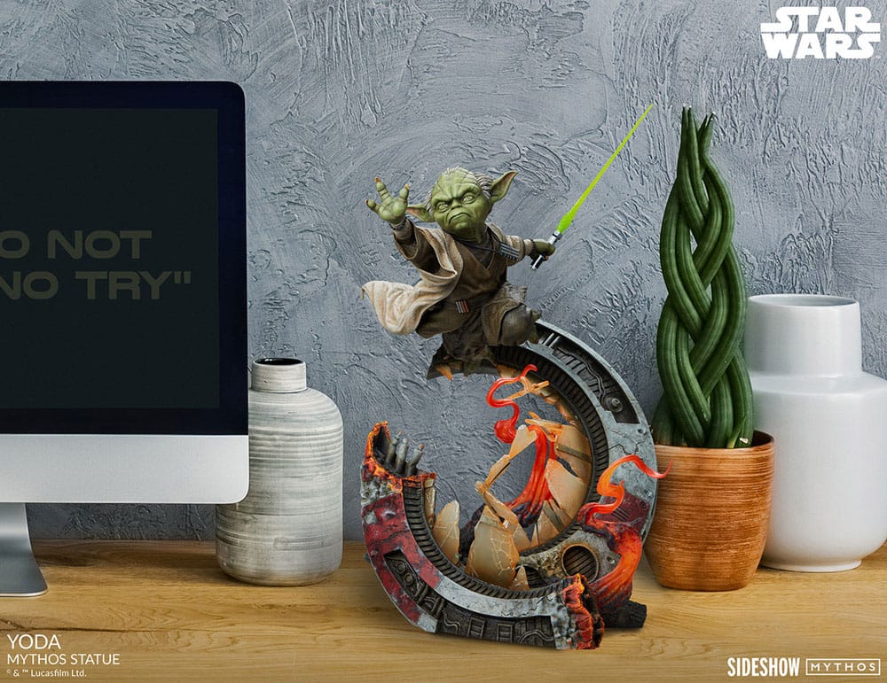 Star Wars Mythos Statue Yoda 43cm - Scale Statue - Sideshow Collectibles - Hobby Figures UK