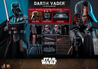 Star Wars: Obi-Wan Kenobi Action Figure 1/6 Darth Vader Deluxe Version 35cm - Action Figures - Hot Toys - Hobby Figures UK