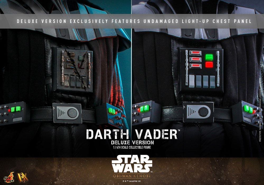 Star Wars: Obi-Wan Kenobi Action Figure 1/6 Darth Vader Deluxe Version 35cm - Action Figures - Hot Toys - Hobby Figures UK