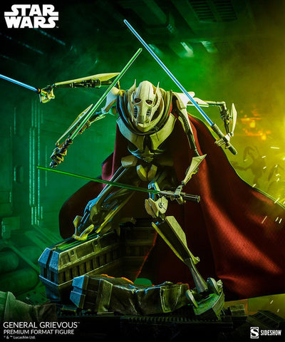Star Wars Premium Format Statue General Grievous 63cm - Scale Statue - Sideshow Collectibles - Hobby Figures UK
