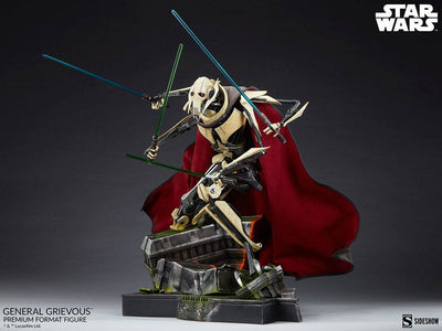 Star Wars Premium Format Statue General Grievous 63cm - Scale Statue - Sideshow Collectibles - Hobby Figures UK