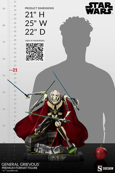 Star Wars Premium Format Statue General Grievous 63cm - Scale Statue - Sideshow Collectibles - Hobby Figures UK