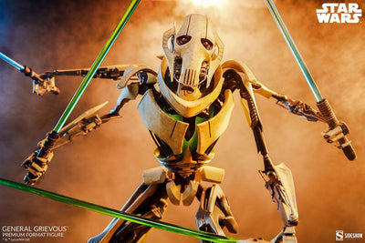 Star Wars Premium Format Statue General Grievous 63cm - Scale Statue - Sideshow Collectibles - Hobby Figures UK