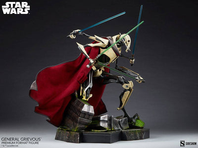 Star Wars Premium Format Statue General Grievous 63cm - Scale Statue - Sideshow Collectibles - Hobby Figures UK
